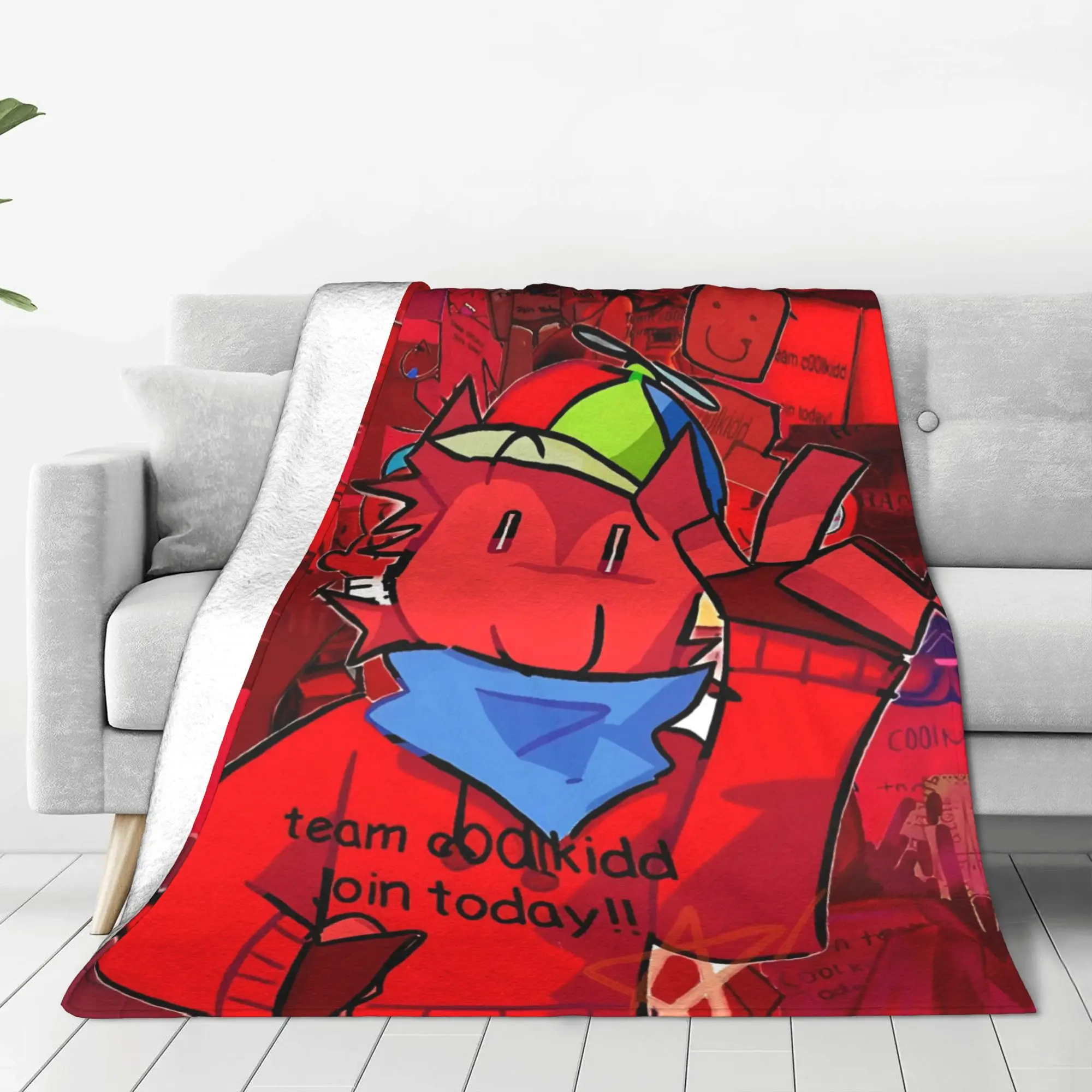 C00lkidd!!!! Forsaken Plush Blanket Children  Flannel Throw Blanket For Bedroom Super Warm Design Quality Bedspread Gift Idea