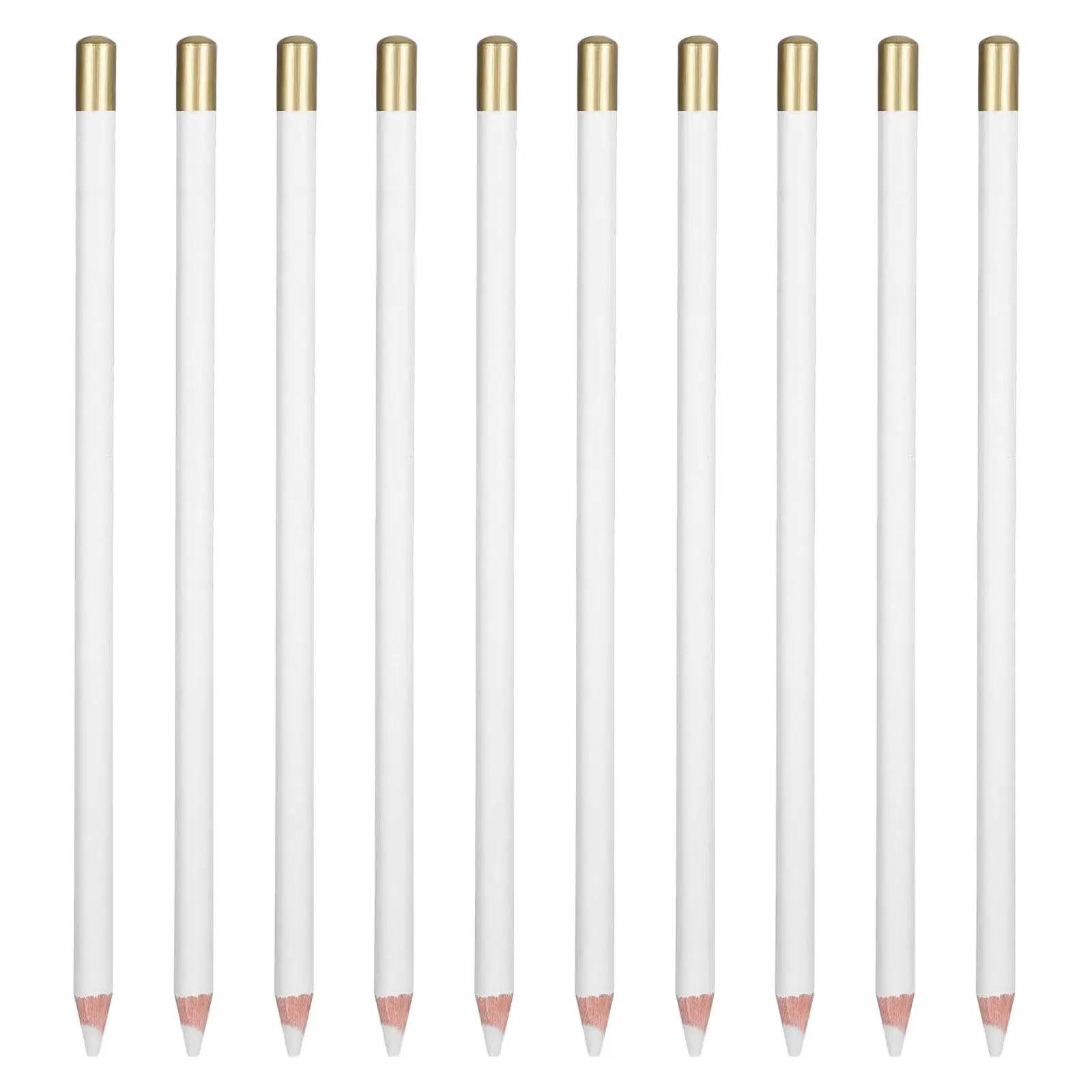 10Pcs White Sketching Highlight Eraser Pencils Precision Correction Pencil for Artists Students Drawing Sketching Erasers Bulk