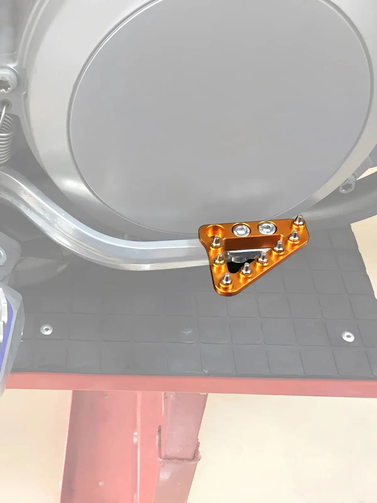 NICECNC pour KTM EXC 300 EXC 250 EXCF 350 SX 125 SXF 250 SXF 450 XCW 300 2004-2016 plaque de pointe de pédale de frein arrière large pour Motocross