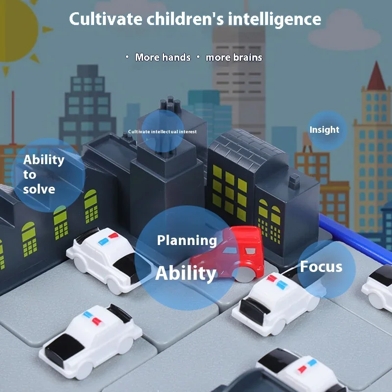 Kinder Challenge Tischspiele Polizei und Dieb Familienkind Interaktive Logik Denken Brettspiele Spielzeug