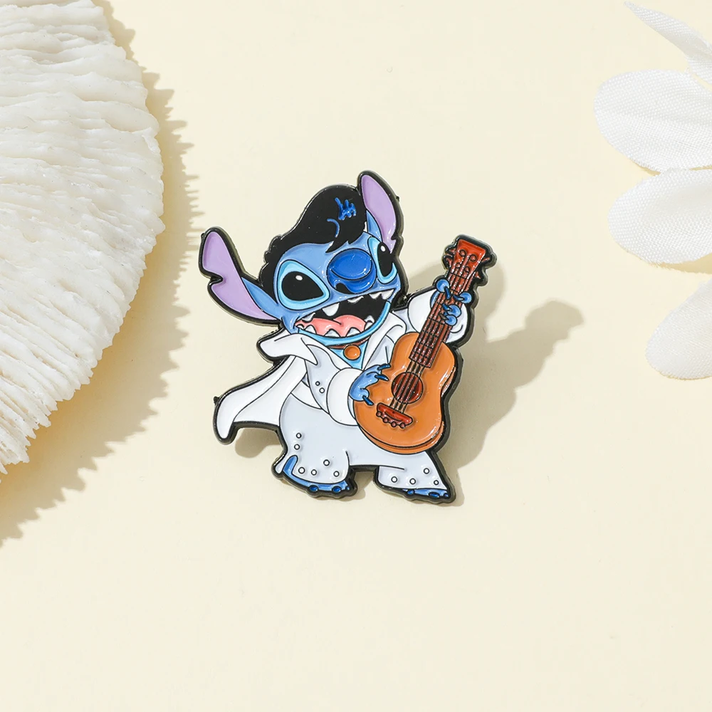 1 قطعة بروش الإبداع الكرتون مضحك لطيف غرزة المينا دبوس شارة معدنية مجوهرات على ظهره الملابس والاكسسوارات هدية