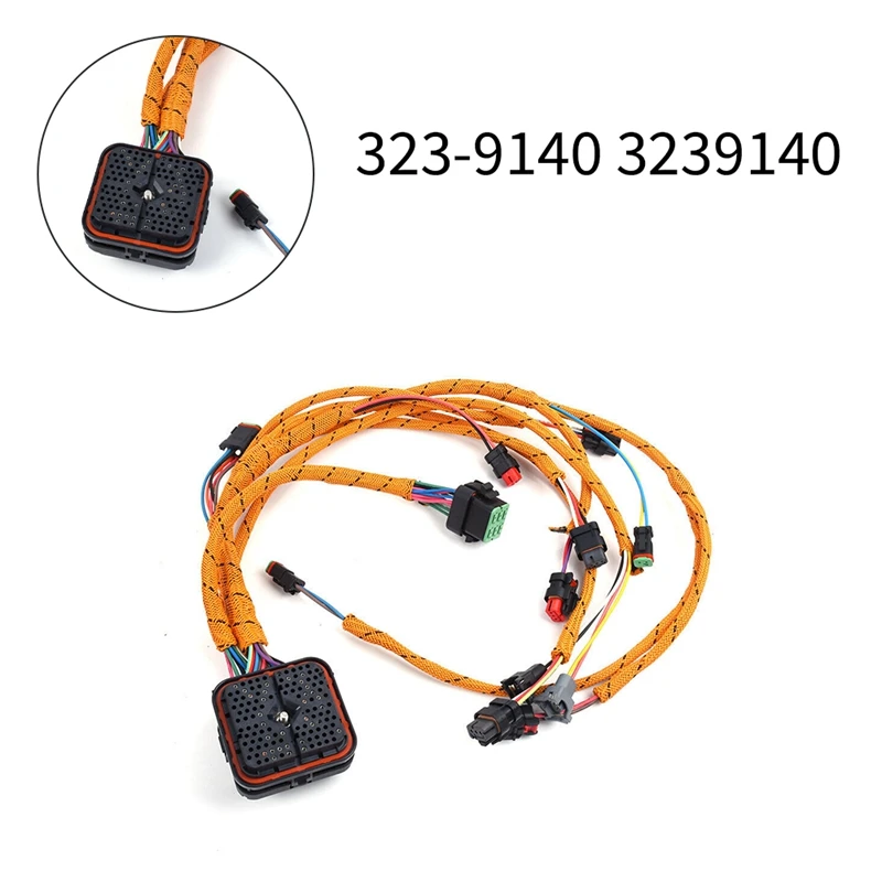 

1 Piece New Engine Wiring Harness 323-9140 3239140 Replacement Accessories For CAT Excavator 330D/336D C9 Engine