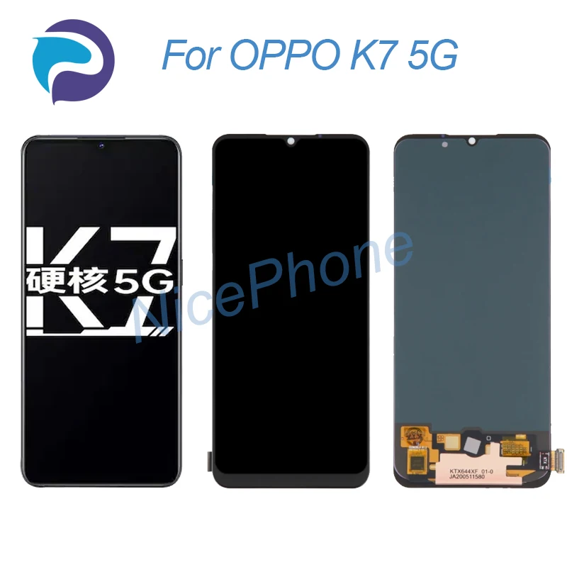 

for OPPO K7 5G LCD Display Touch Screen Digitizer Assembly Replacement 6.4" K7 5G Screen Display LCD