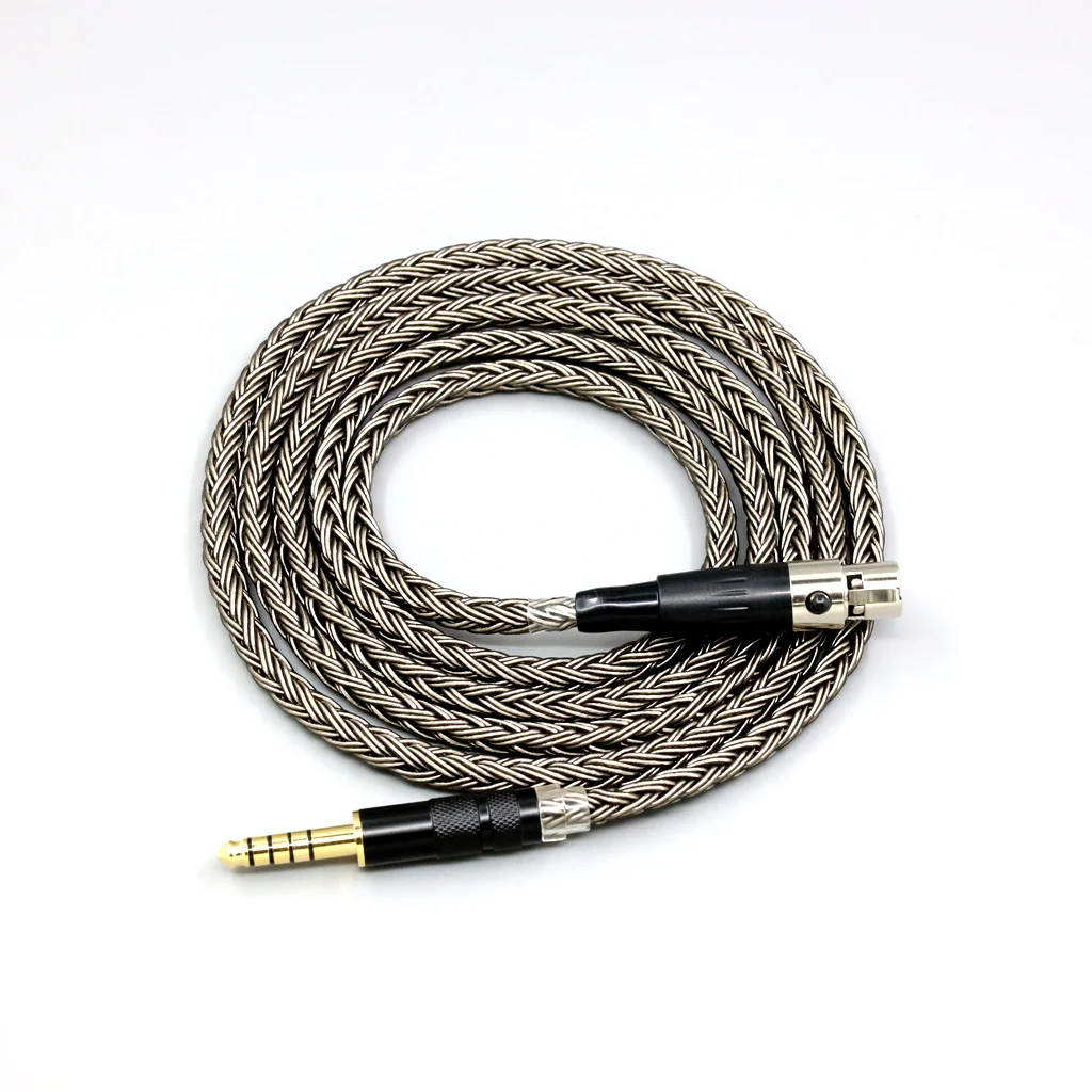 AKG Q701 K702 K271 K272 K240 K141 K712 K181 K267 K712 8838용 16코어 그레이 실버 도금 이어폰 케이블