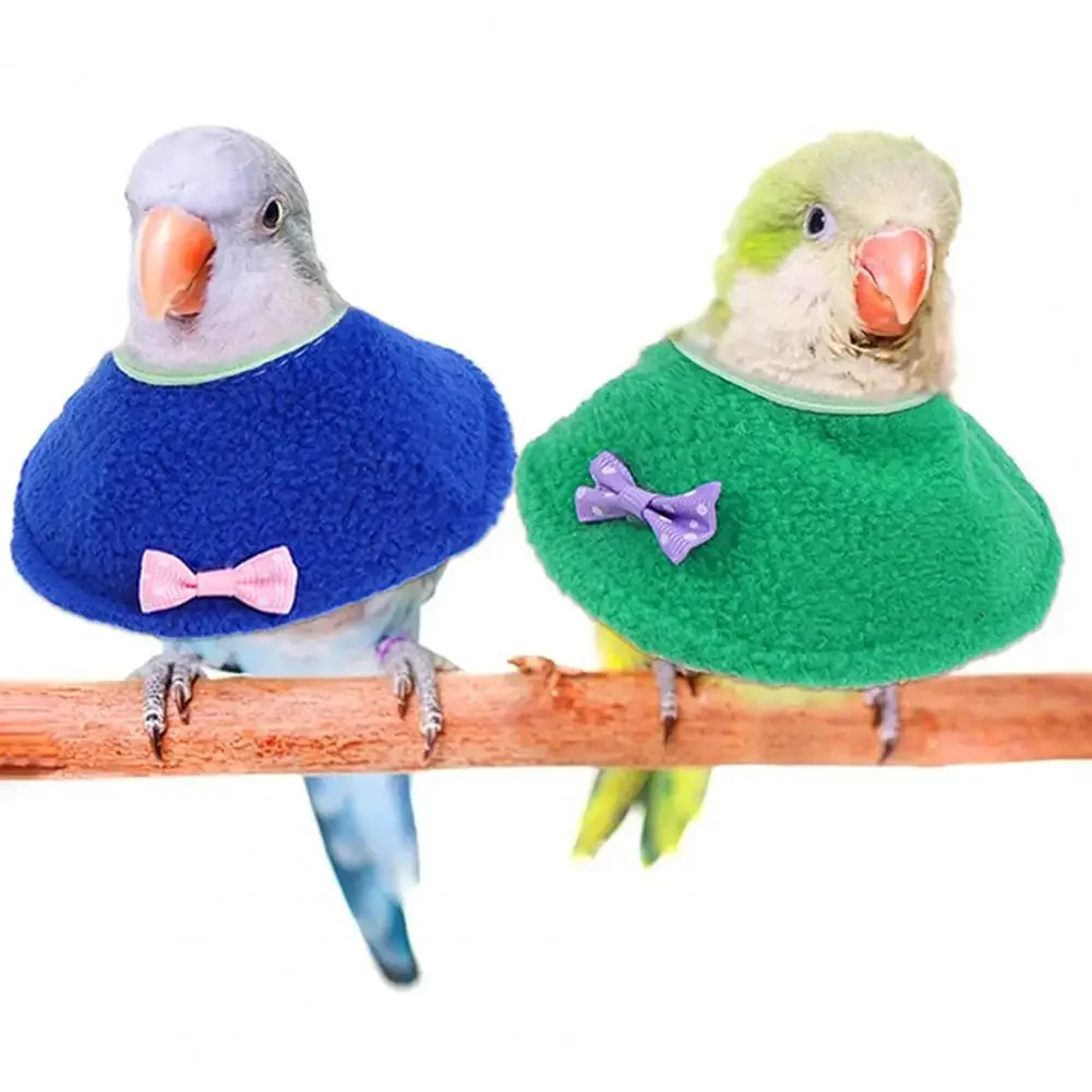 

Soft Breathable Parrots Bird Collar Parrot Recovery Collar for Small To Medium Birds Adjustable Neck Sleeve with For Lovebirds