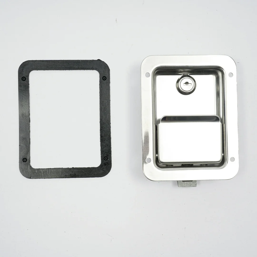 

Stainless Steel Latch Lock 4 Pack, Anti-Corrosion for Utility Trailer, Tool Box, Shipping Container, Industrial Cabinet & RV Doo