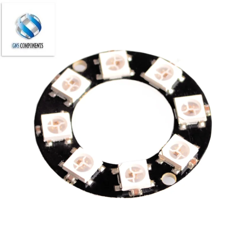 

WS2812 8-Bit RGB LED Ring 5050 Built-in RGB Driver Precise