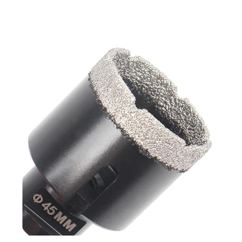 9個入り M14 ダイヤモンドコアドリルビットセット、ろう付けドリルビットセット 20-68mm タイル/コンクリート用ドリルツールセット