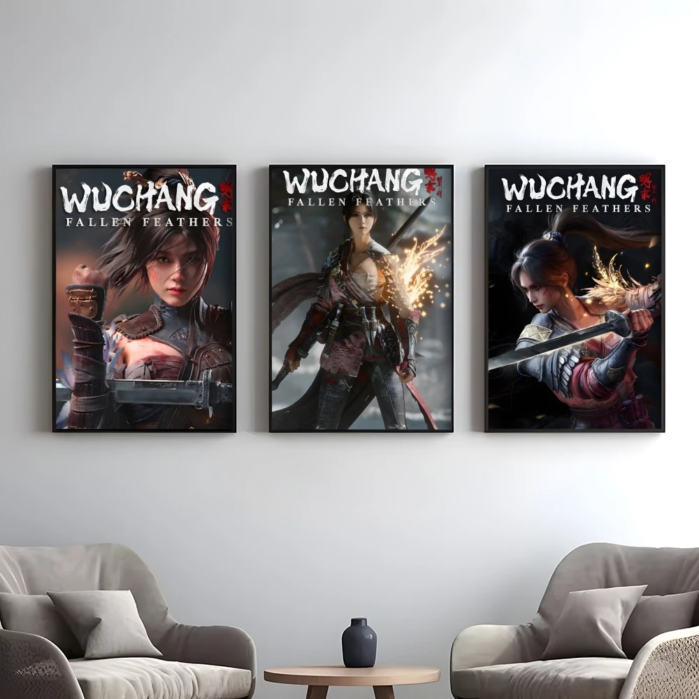 

New Game W-Wuchang Fallen Feathers Poster Elegant And Affordable Wall Art Stickers For Dormitory Living Room And Bedroom Spaces