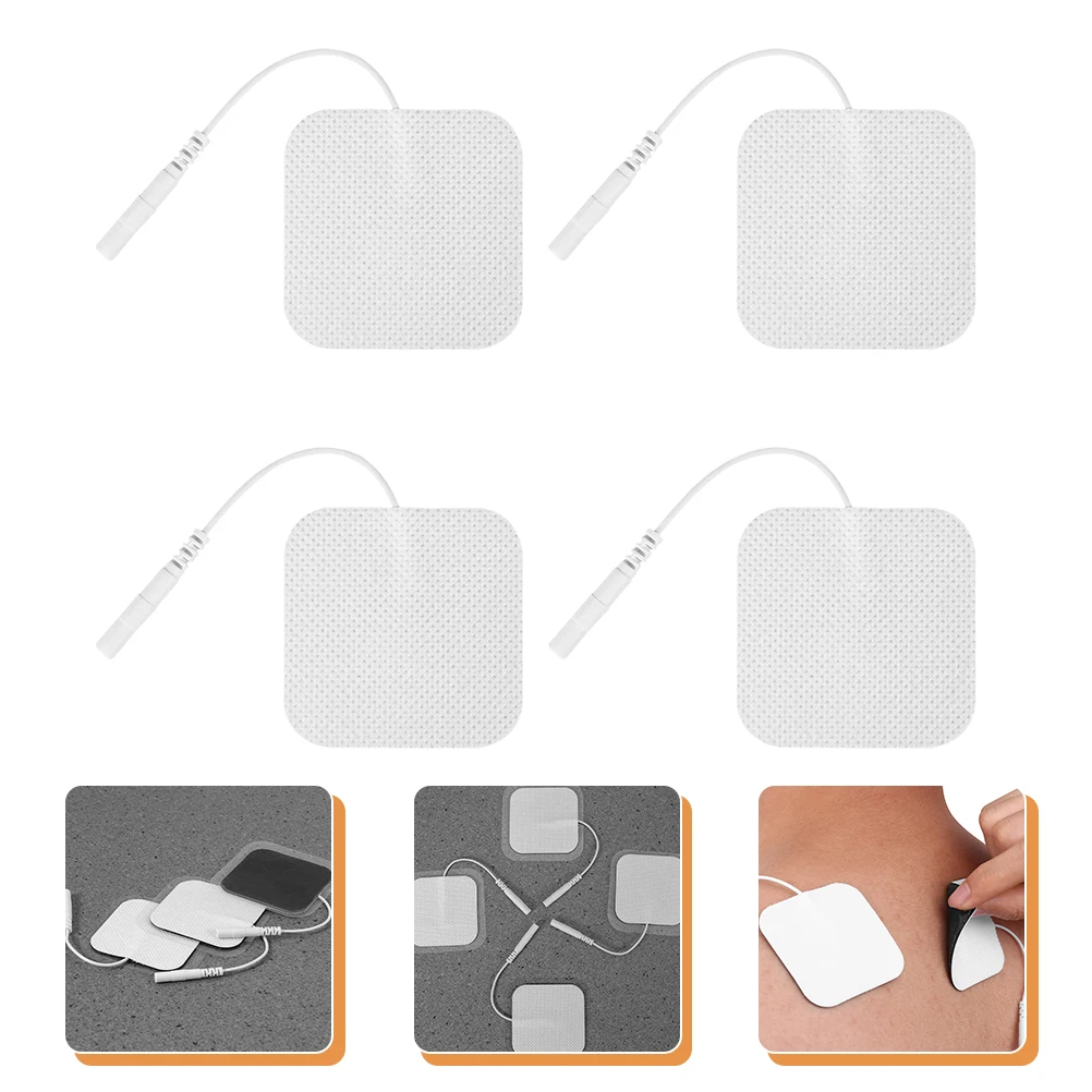 

40 Pcs Physiotherapy Electrodes Stick Reusable Sheet Replacement Pads Self-stick Hydrogels