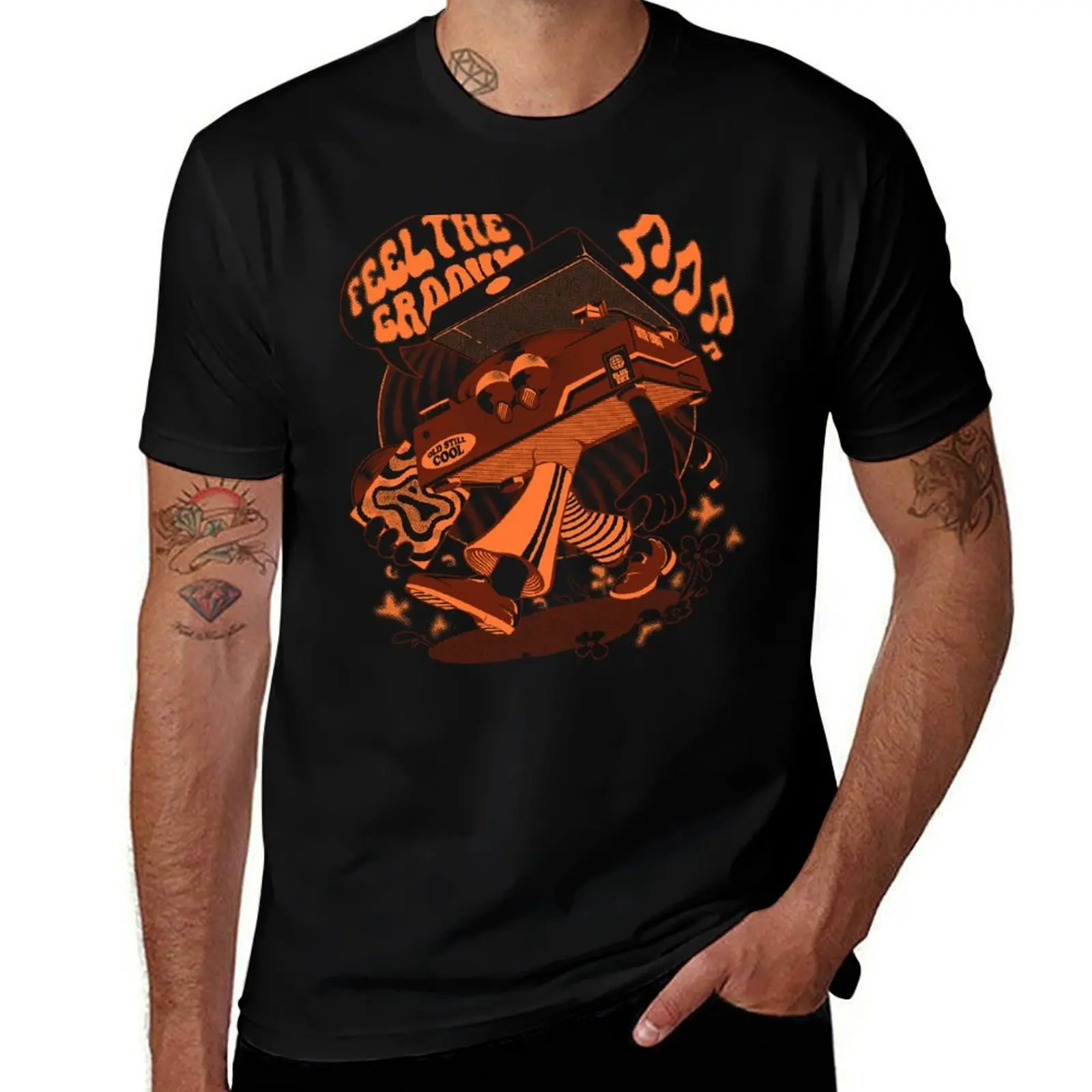 

Feel the Groovy T-Shirt gifts for boyfriend summer 2025 blue lock basketball graphic tees anime shirts men