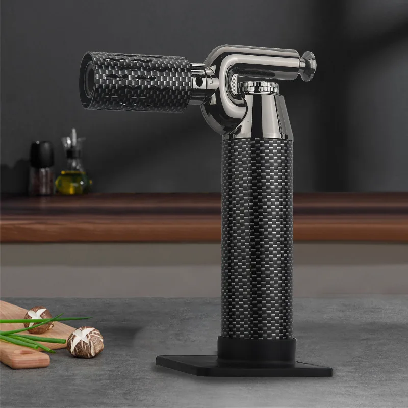 2026 HONEST Windproof Metal Inflatable Lighter Outdoor Baking Spray Gun Cigar Igniter High Temperature Welding Gun Ignition Tool