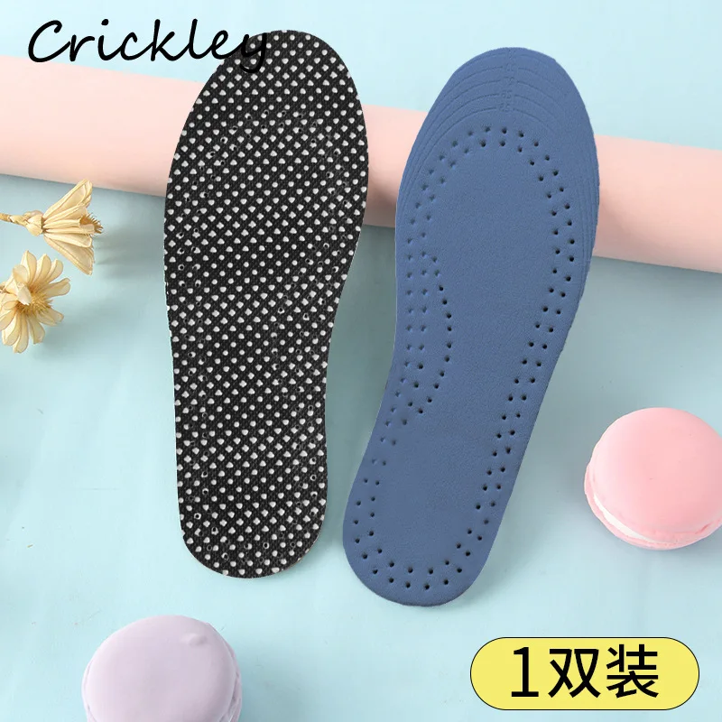 Leather Children Shoes Insoles Cuttable Ultralight Boys Girls Sport Shoes Pads Soft Anti Slip Breathable Healthy Kids Pads