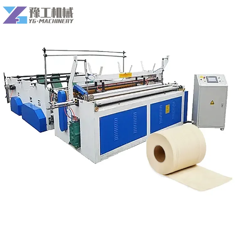 YG Toilet Tissue Paper Making Machine Commercial Toilet and Travel Paper Machine Non Stop Toilet Paper Machine