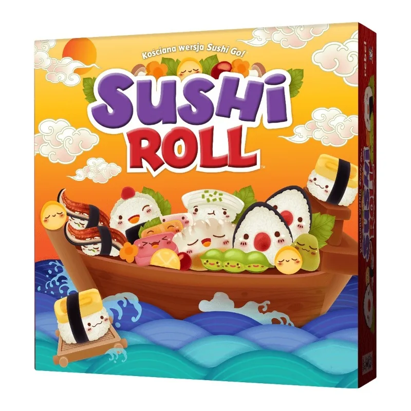 Zwróć kostki i zbieraj swoje sushi w tej ekscytującej gra imprezowa: SUSHI GO!PARTY!ROLL