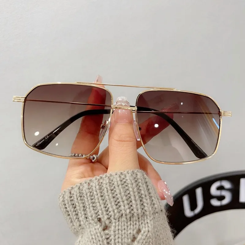 Fashion Oversized Sunglasses Women Men Vintage Brand Desinger Sun Glasses Female Square Glasses Lentes De Sol Hombre