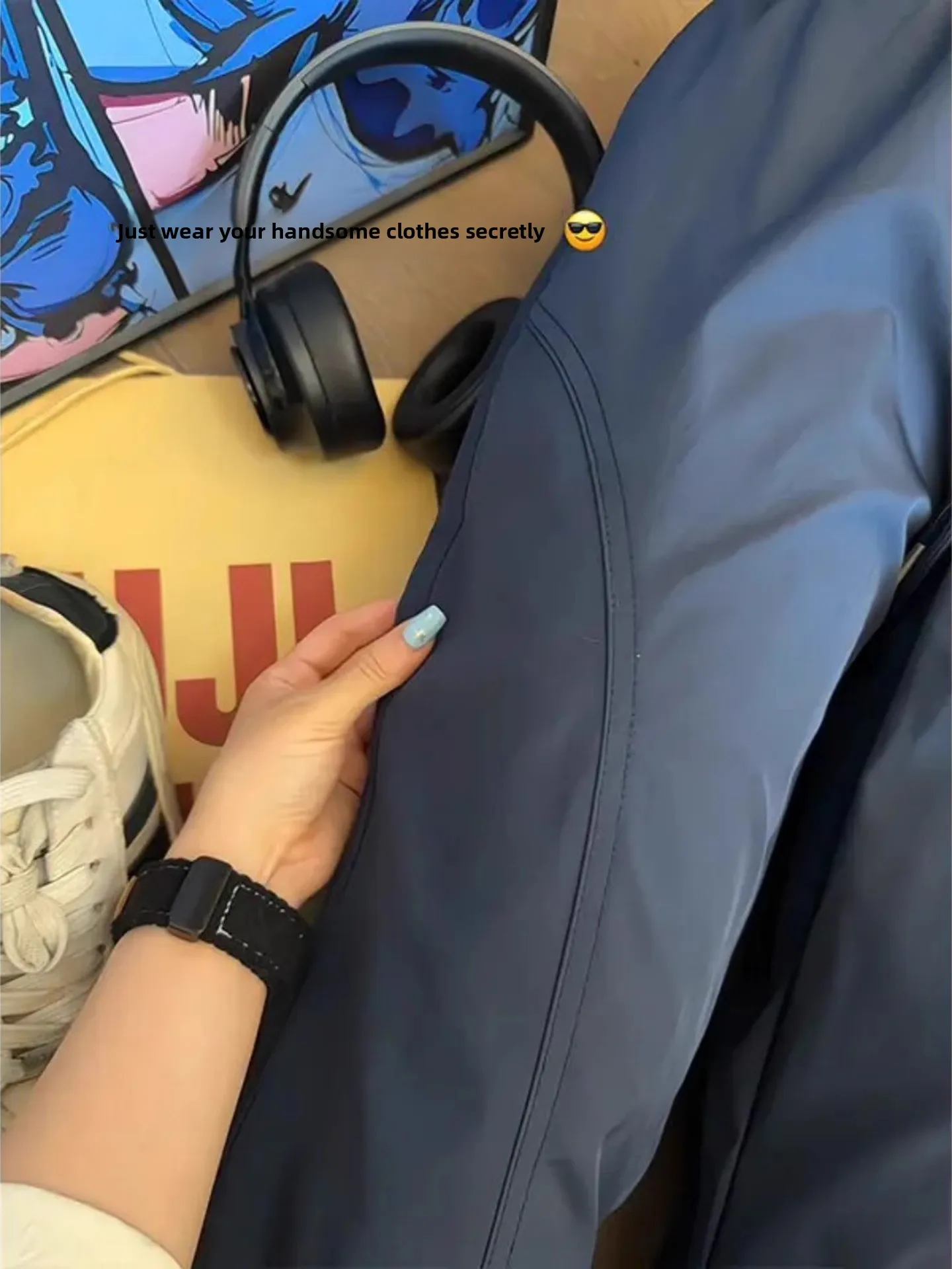 بنطلون رياضي رجالي سريع الجفاف مستقيم الساق، خفيف وناعم، ثلاث طبقات مضادة للتسلق، صيفي عصري وكاجوال