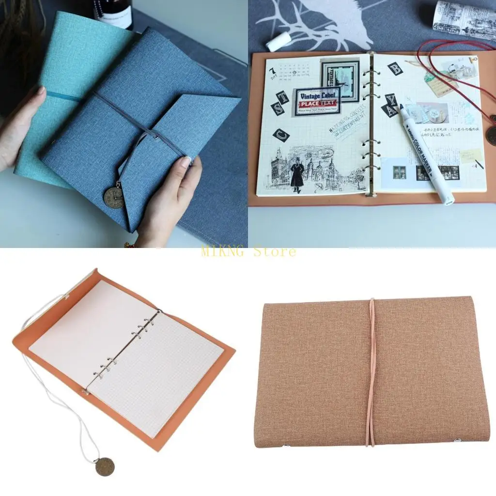 losbladig reishandboek Pu lederen notitieboekje Briefpapier Kladblok verkoop