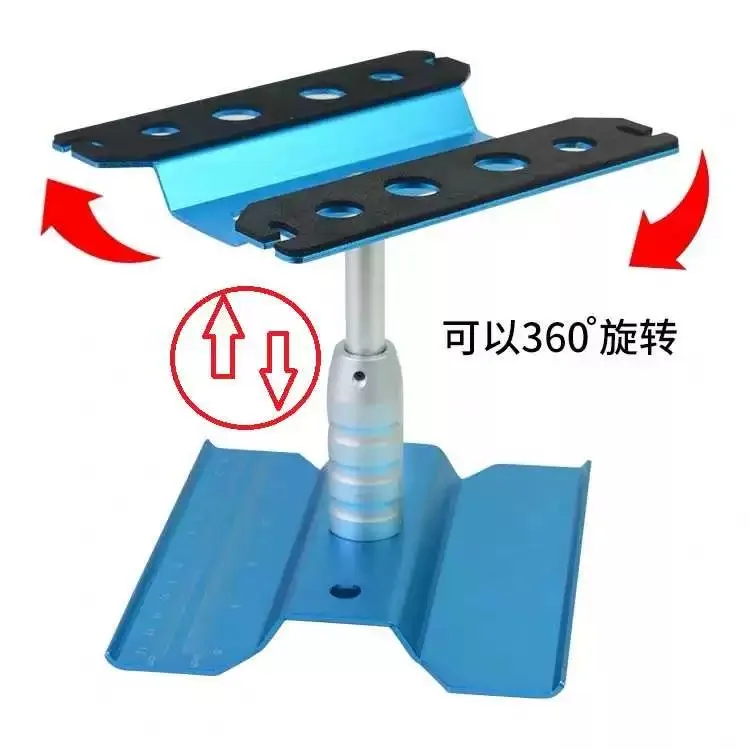 

360 ° Вращающаяся рабочая подставка для радиоуправляемых автомобилей 1/10 1/8 | Регулируемая станция для ремонта | Подходит для обслуживания гусеничного тригги на багги.