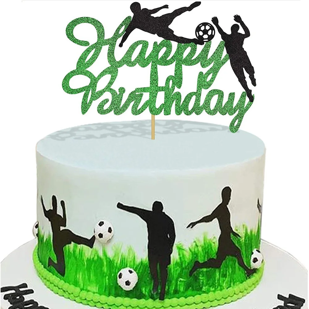 Bougie Chiffre Anniversaire Football - Décor Gâteau Sportif, Cire Paraffine, Numéro 7, Support Inclus, Pour Fête Garçons Filles