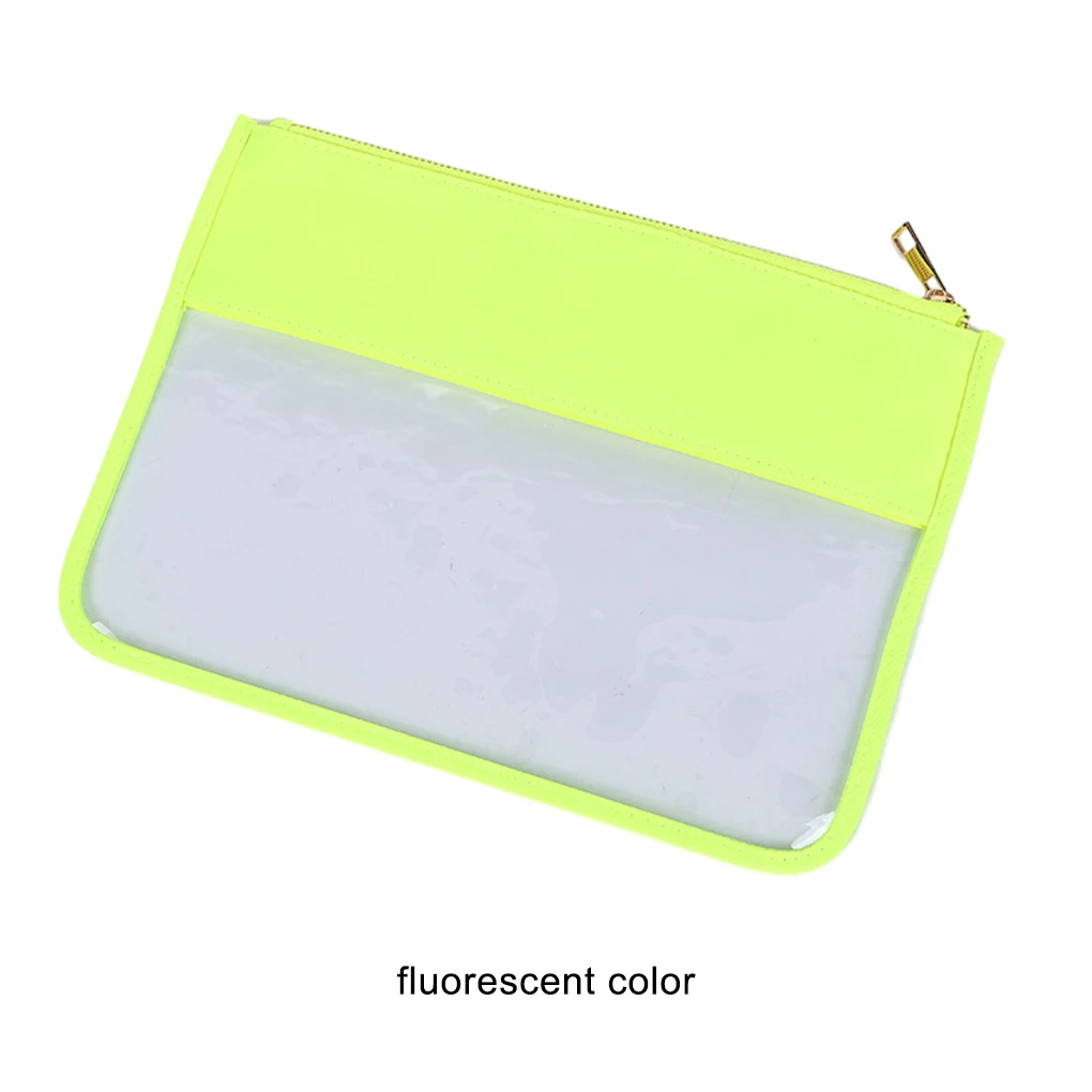 Travel PVC Flat Bag With Semi Transparent For Makeup And Convenient To Carry Has Wide Range