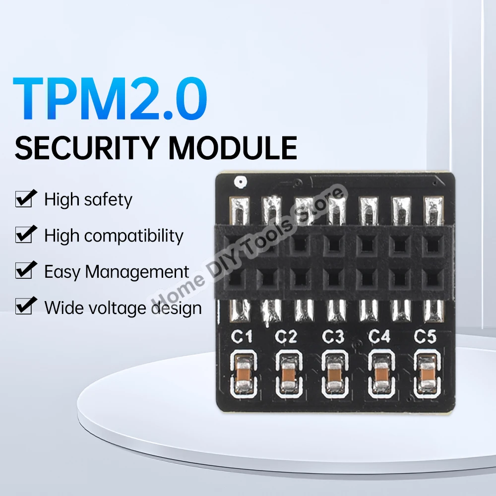 TPM 2.0 Security Module For ASUS 14Pin LPC H Mainboard Data Encryption Hardware Basic Module