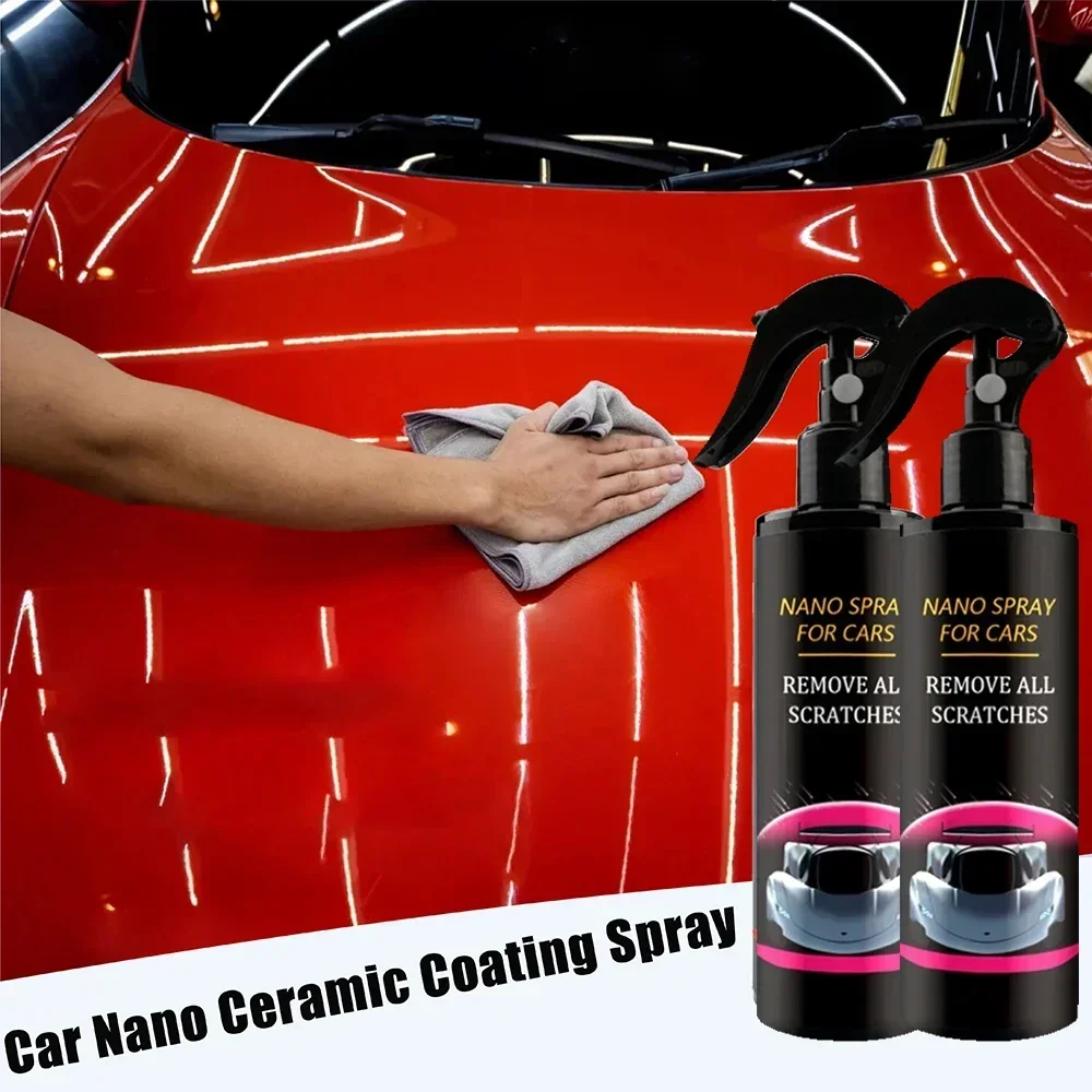 

Car Nano Ceramic Wax Coating Spray Crystal Polishing Liquid High Protection Hydrophobic Coat Scratch Repair Car Detailing