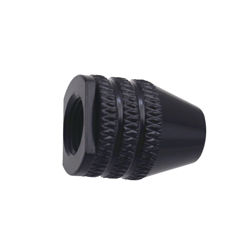 

Universal 8X0.75 Black Short Three-Jaw Chuck Keyless Drill Adapter Aluminum Alloy Lightweight 0.3-3.2Mm M8 Hole Locking Function