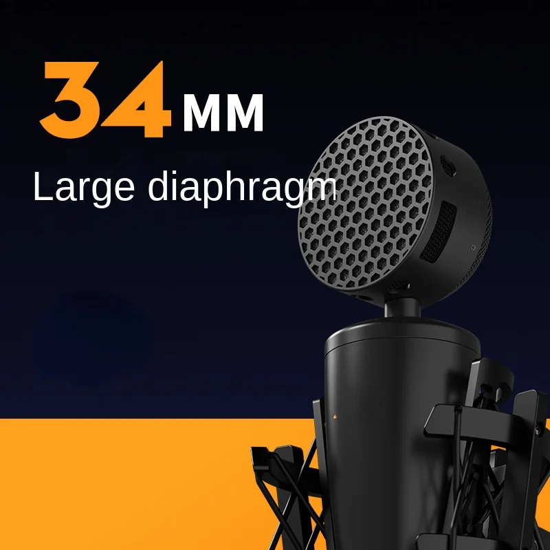 

Microphone Large Diaphragm Capacitor Anchor Live Karaoke Recording Microphone