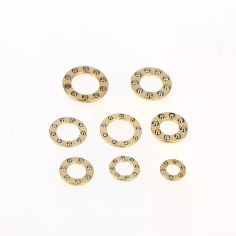 10Pcs Mini Plane Axial Bearing Ceramic Steel Ball Thrust Copper Support Folding Knife Opening And Closing Accessories