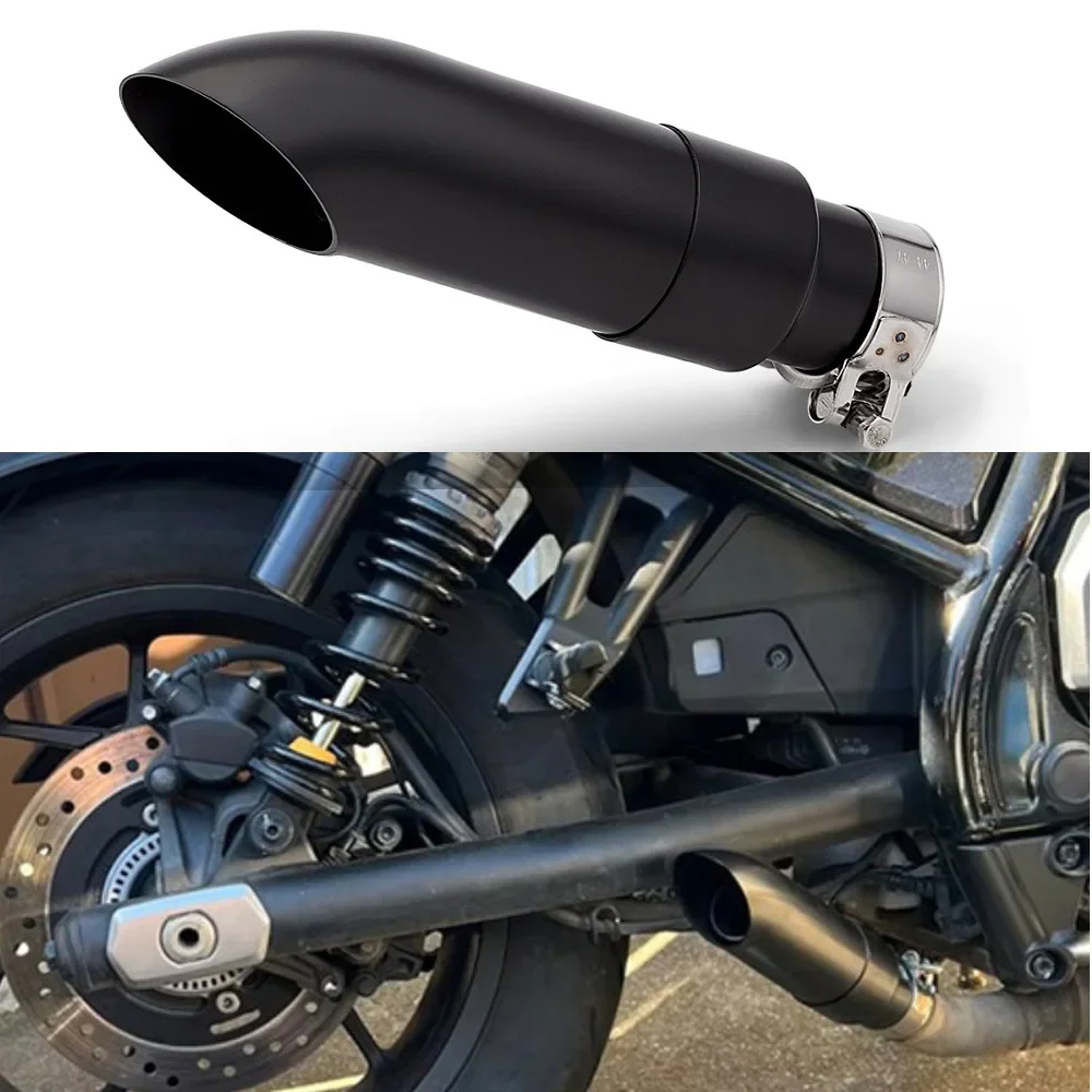 

Retro Modified Exhaust Tailpipe Fit Honda CMX300 CMX500 CMX1100 Rebel 1100