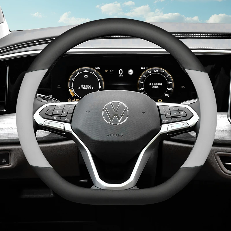 

Leather Car Steering Wheel Cover for Volkswagen Caddy 2015 2016 2017 2018 2019 2020 2021 2022 2023 2024 2025 2026 Accessories