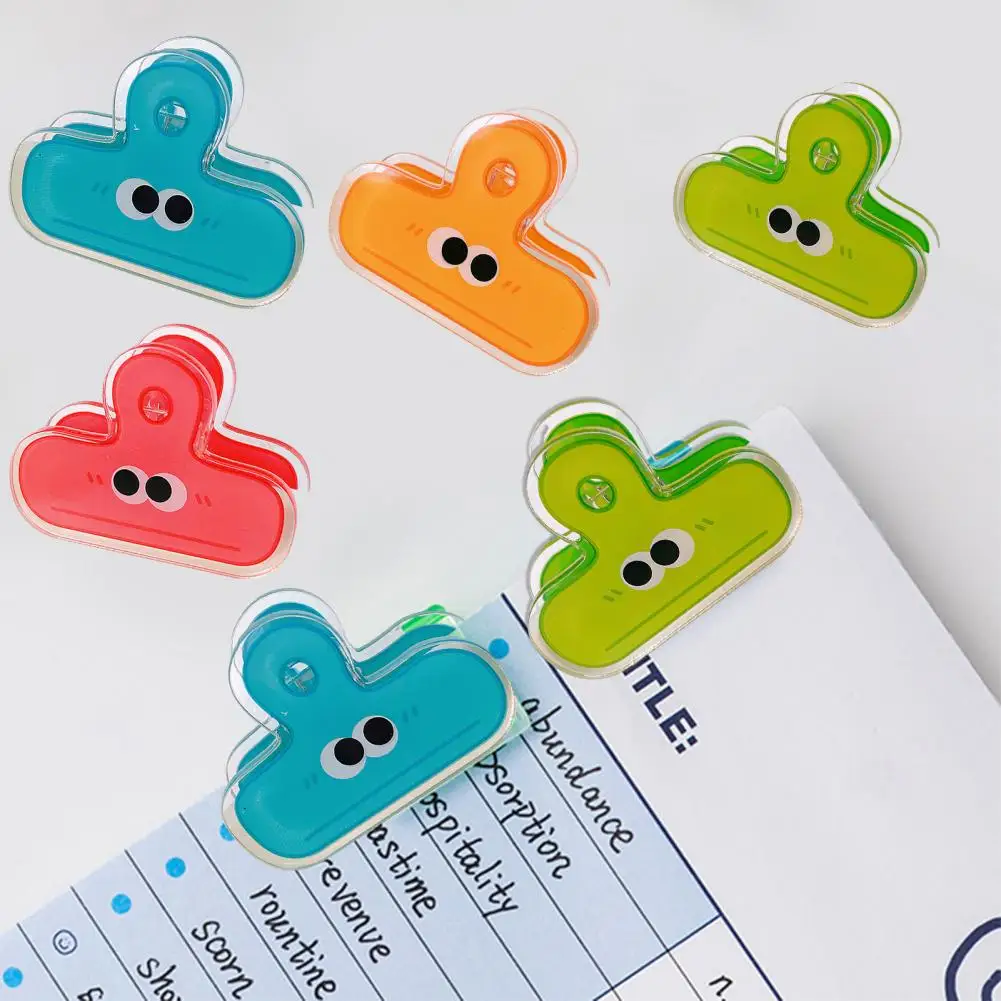 Красочные акриловые зажимы для студентов. Красочные акриловые зажимы для бумаг. Декоративные канцелярские товары для дома, школы, документов.