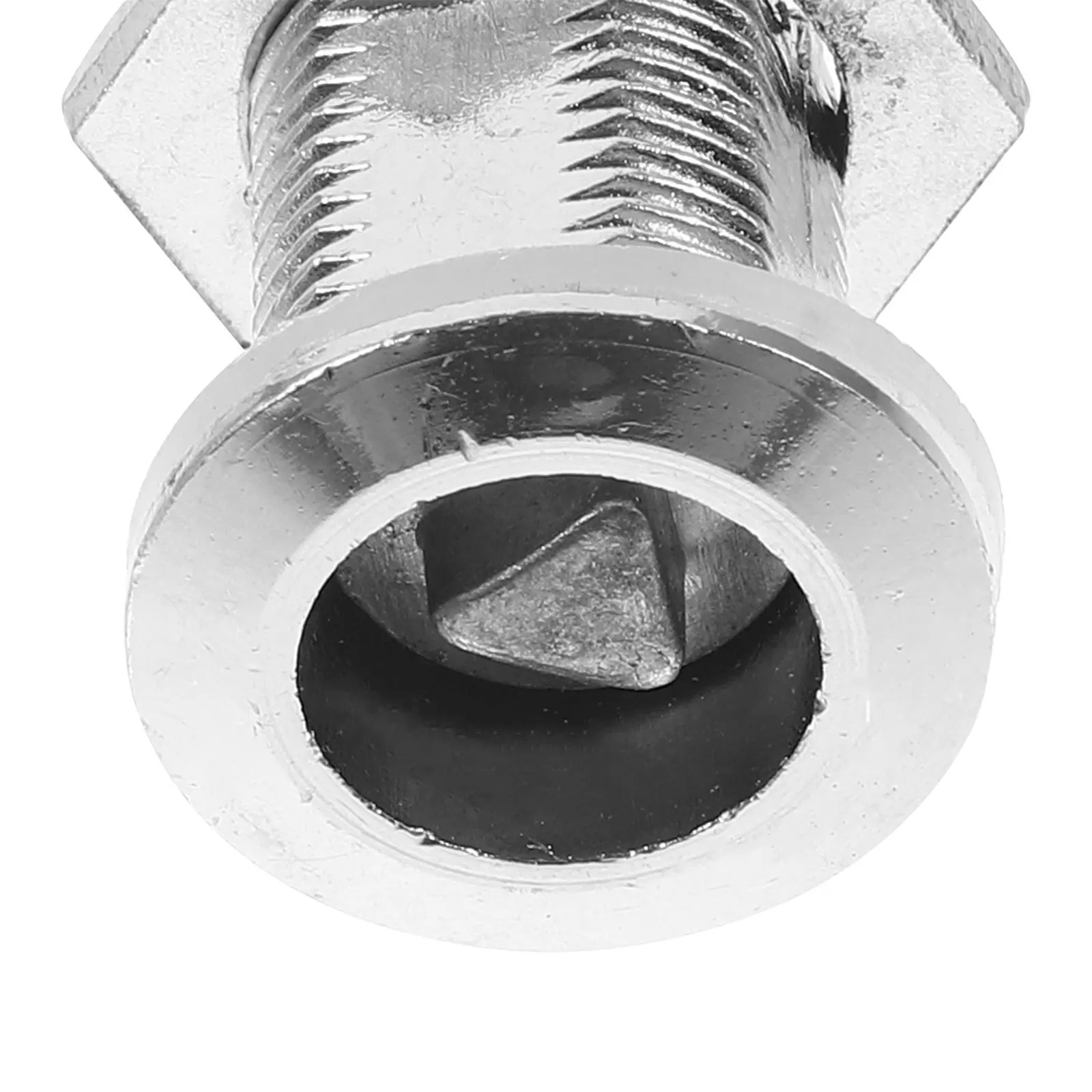 

2Sets Trash Can Lock Triangular Socket Triangle Key Outdoor Security Lock for Garbage Bins Durable Zinc Locking Trash Can