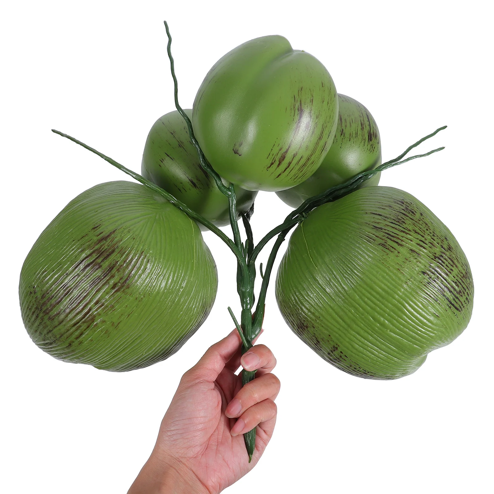 

Imitation Coconut Fruit Artificial Tropical Leaf Decorations for Party Beach Birthday