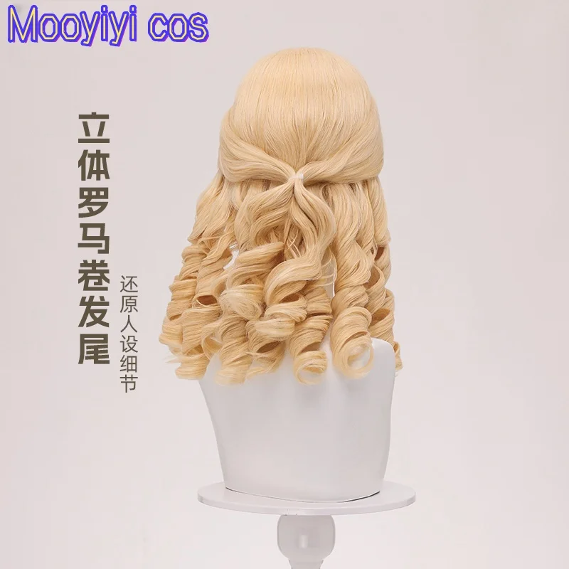 2025 Nueva peluca de cosplay Identity V Emily Dyer para Halloween, fiesta de juegos de rol de Navidad, Lydia Jones en stock Juego Origen malvado