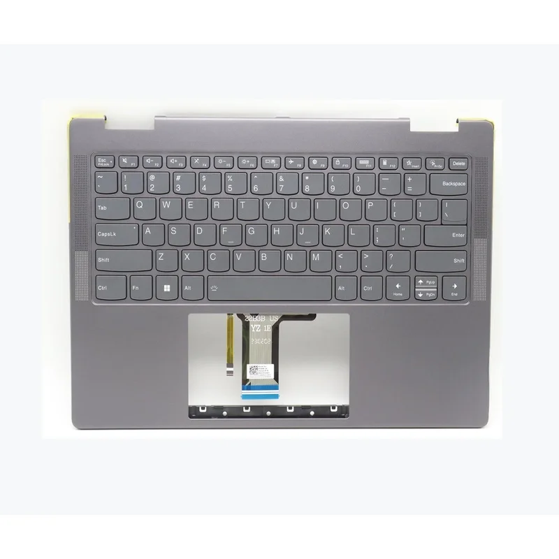 A+5CB1L40839 Palmrest Upper Case US Backlit Keyboard NFP for Lenovo Yoga 7 14IRL8 82YL