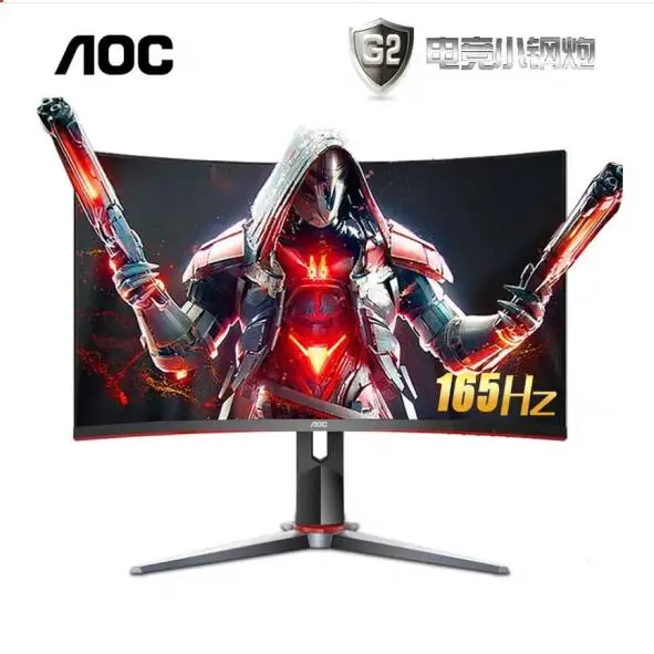 For AOC C24g2 24 inch wide curved led vga display 165hz LCD desktop computer gaming  screen