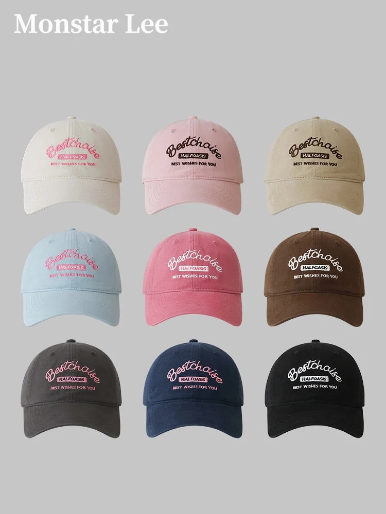 monstar-original-baseball-cap-unisex-casual-adjustable-cotton-hat-sun-protection-face-slimming-spring-2026-new-style