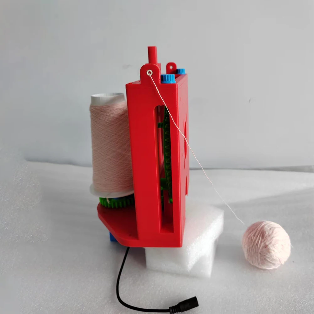 Electric Wool Ball Winder 3D Printed Automatic Yarn Rewinder Household Knitting Crochet Thread Winding Tool Only For Wool Use
