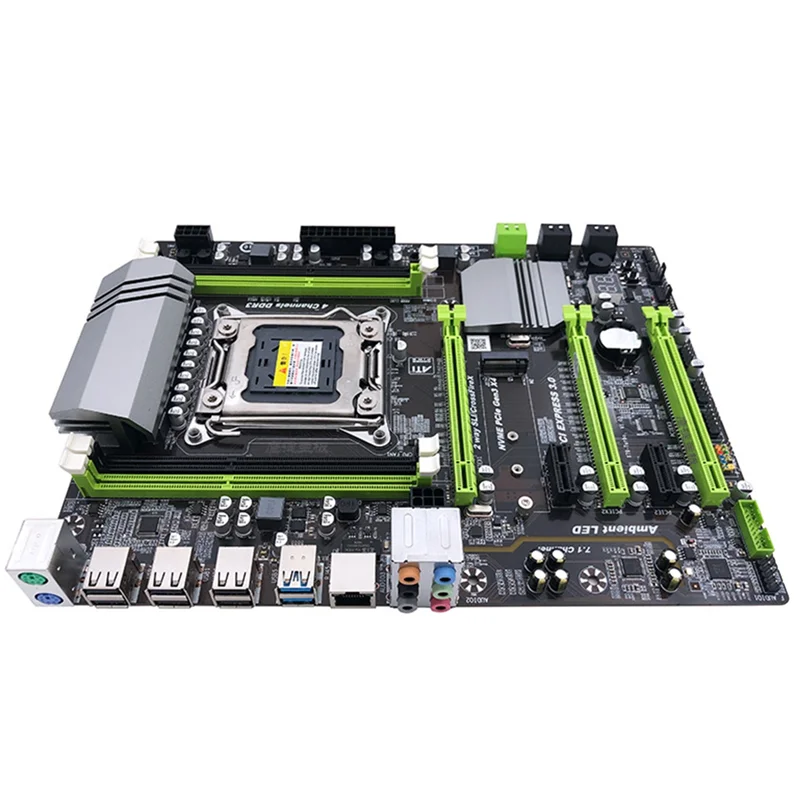 Placa base de CPU X79T LGA 2011 USB3.0 4 DDR3, placa base de ordenador de escritorio