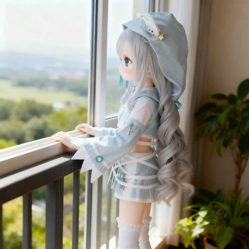 BJD دمية عارية Tpe لينة سيليكون دمية الإنسان 40 سنتيمتر الشعر الفضي الأزرق عيون جذابة دمية الفتيات هدية عيد ميلاد لعبة