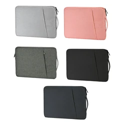 Laptop Anti-scratch Anti-drop Carrying Bag Portable Notebook Computer Polyester Case Accessories Grey 15 6 Inch