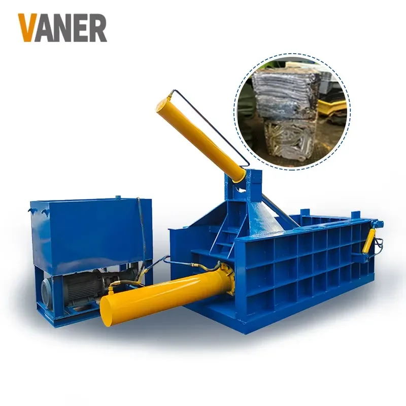 High Quality Cartone Cardboard Carton Compress Plastic Scrap Metal Waste Paper Press Clothes Aluminum Cans Baler Machine