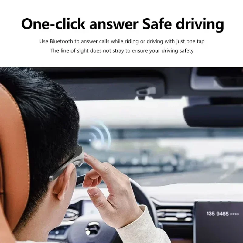 Bluetooth Smart Glasses Wireless Call Remote Headset Sunglasses Sports Driving Music Cycling Headphones UV Protection Sunglasses image 4