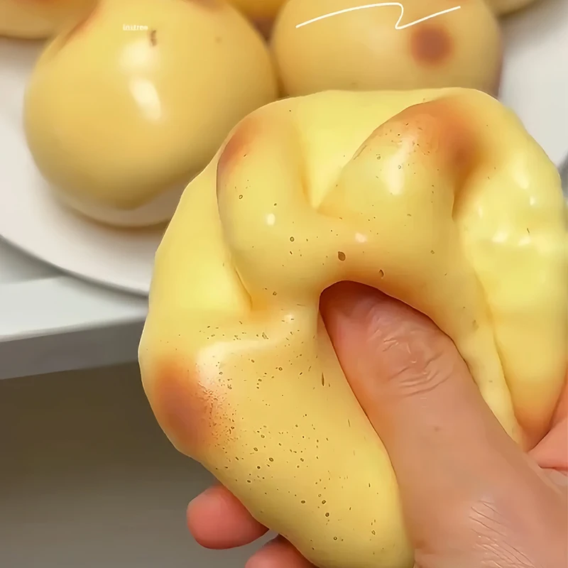 Creative Potatoes Squishy Stress Ball Toys Soft Building Block Filling Squeeze Fidget Toy Adults ASMR Sensory Anti Stress Toys