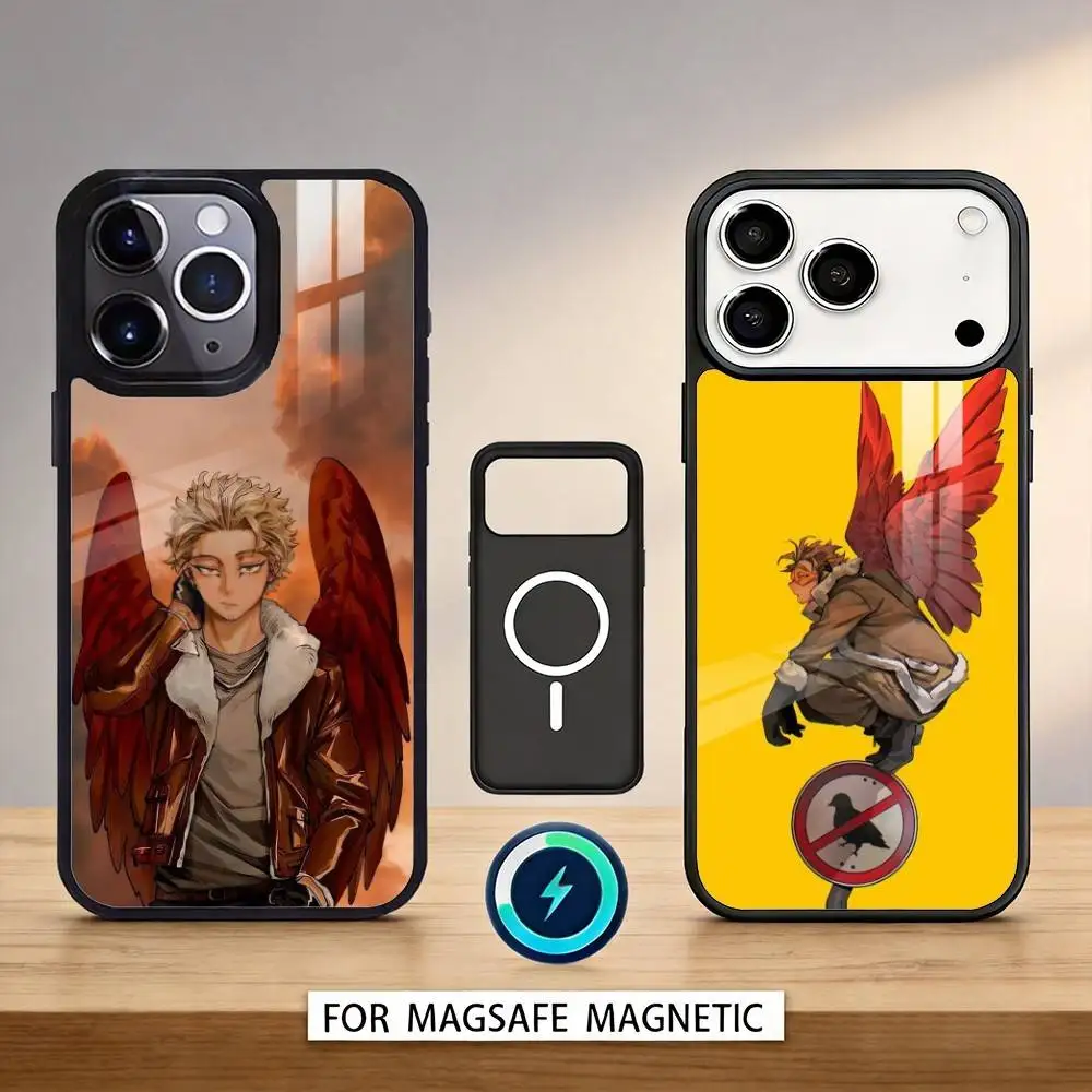 

M-My Hero Hawks Phone Case For iPhone17,16,15,14,13,12,Pro,Max,Magnetic For Magsafe Wireless Charging