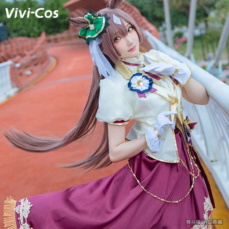 

Vivi-Cos Game Pretty Derby Satono Diamond Singing Clothes For The First Anniversary Cute Cosplay Costume Gorgeous Set Halloween