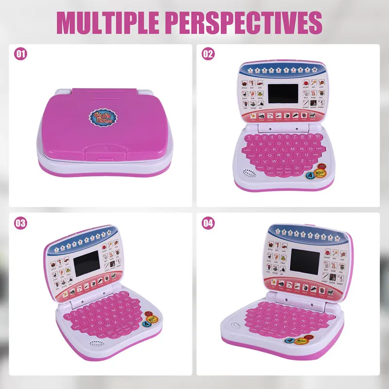 Electronic Preschool Language Educação Brinquedos, computador portátil, máquina de aprendizagem, criança, criança, criança, presente