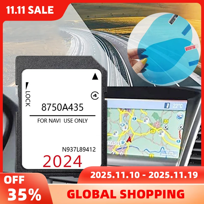 

GPS 2024 UK Europe maps 8750A435 SD Card C-11 NAVI Navigation for Citroen C4 Aircross 2011-2017 Vehicle Sat Nav 16GB